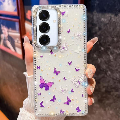 Diamond Glitter Butterfly Pattern Shockproof Phone Case