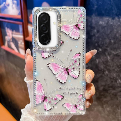 Diamond Glitter Butterfly Pattern Shockproof Phone Case