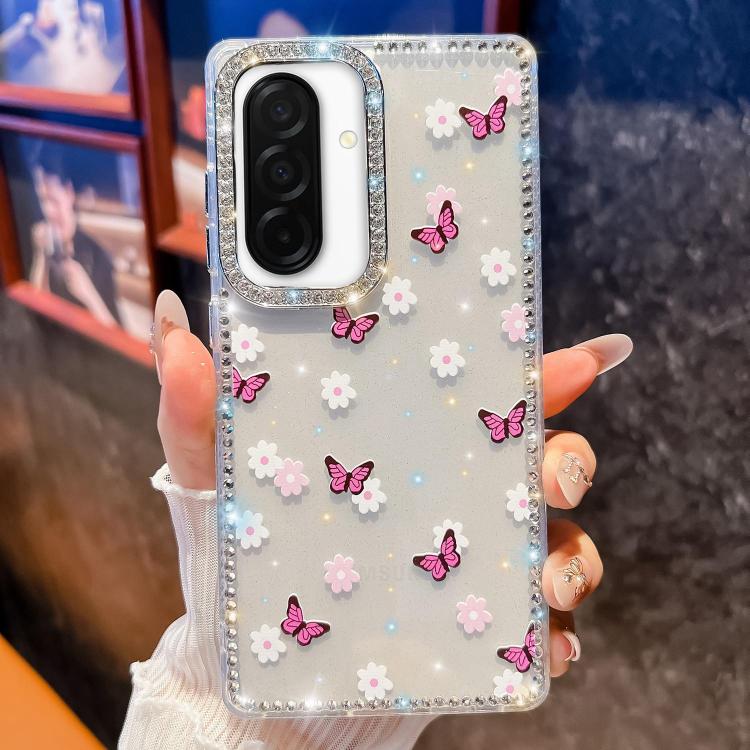 Diamond Glitter Butterfly Pattern Shockproof Phone Case