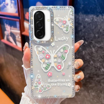 Diamond Glitter Butterfly Pattern Shockproof Phone Case