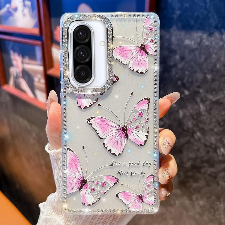Diamond Glitter Butterfly Pattern Shockproof Phone Case