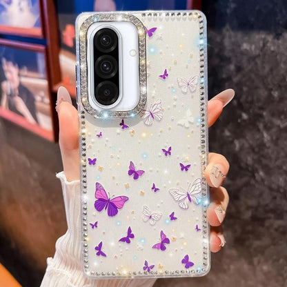 Diamond Glitter Butterfly Pattern Shockproof Phone Case