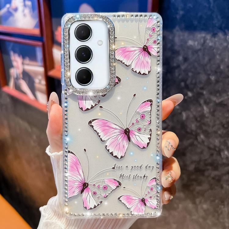 Diamond Glitter Butterfly Pattern Shockproof Phone Case