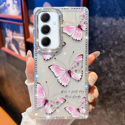 Diamond Glitter Butterfly Pattern Shockproof Phone Case