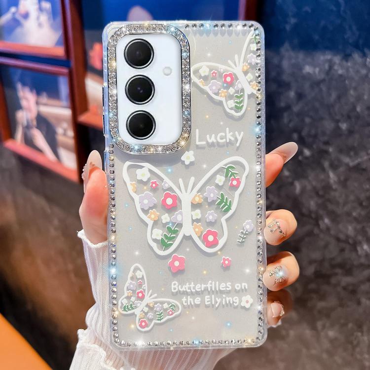 Diamond Glitter Butterfly Pattern Shockproof Phone Case