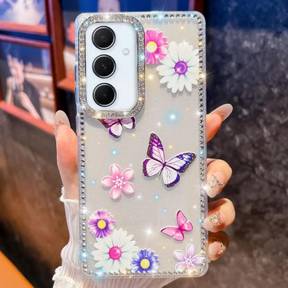 Diamond Glitter Butterfly Pattern Shockproof Phone Case