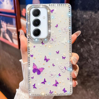 Diamond Glitter Butterfly Pattern Shockproof Phone Case