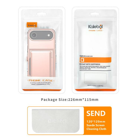 Kalebol Flip Card Wallet Holder Shockproof Phone Case