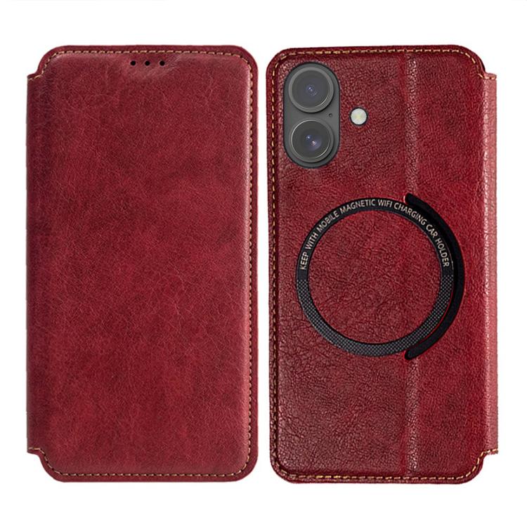 Kalebol Flip Card Slot MagSafe Leather Phone Case