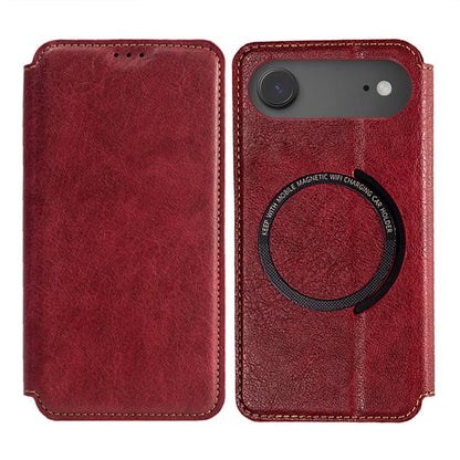 Kalebol Flip Card Slot MagSafe Leather Phone Case