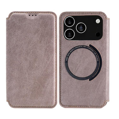 Kalebol Flip Card Slot MagSafe Leather Phone Case