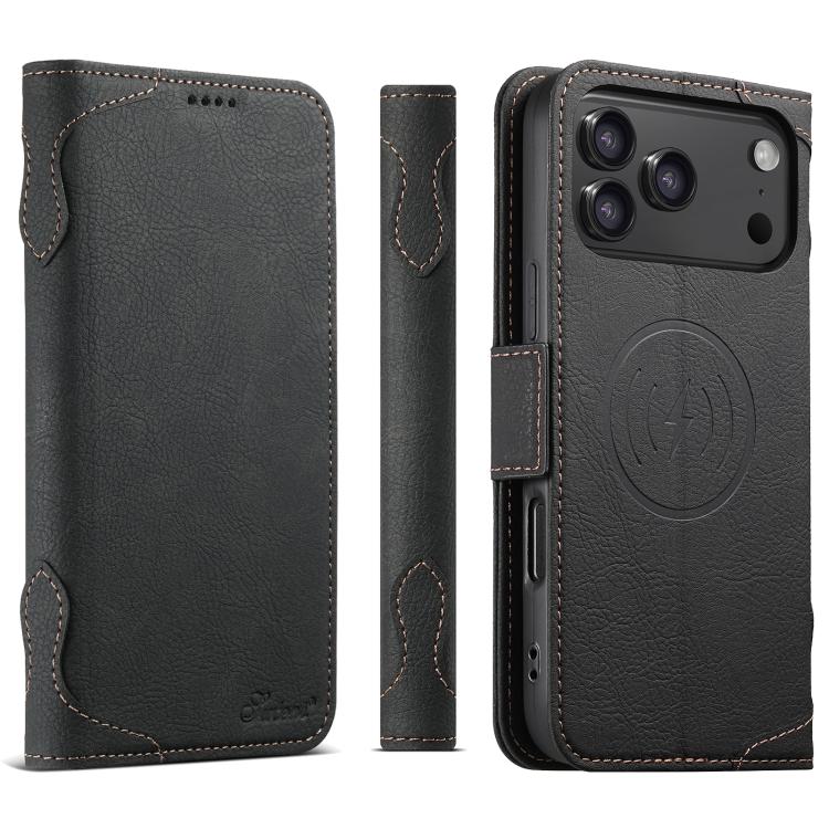 SUTENI J07 Multifunctional Horizontal Flip Magsafe Leather Phone Case