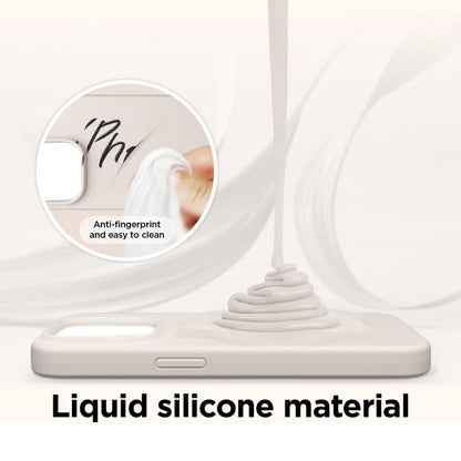 Kalebol Solid Color Simple All-inclusive Liquid Silicone Phone Case