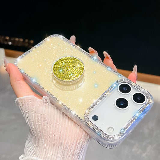 Diamond Glitter Diamond Round Holder Phone Case