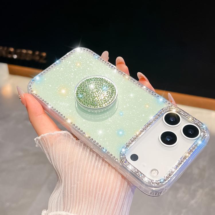 Diamond Glitter Diamond Round Holder Phone Case