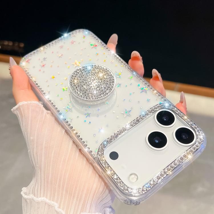 Diamond Glitter Diamond Round Holder Phone Case