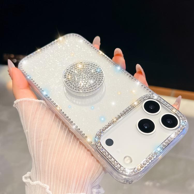 Diamond Glitter Diamond Round Holder Phone Case