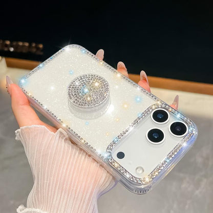 Diamond Glitter Diamond Round Holder Phone Case