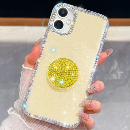 Diamond Glitter Diamond Round Holder Phone Case