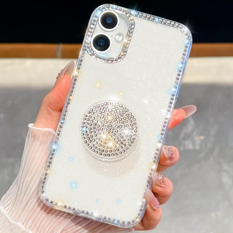 Diamond Glitter Diamond Round Holder Phone Case