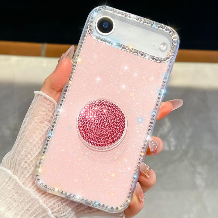 Diamond Glitter Diamond Round Holder Phone Case