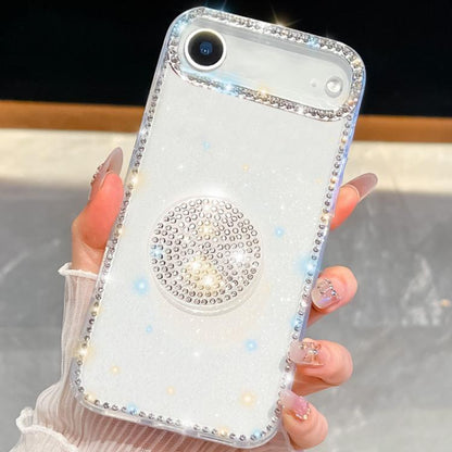Diamond Glitter Diamond Round Holder Phone Case