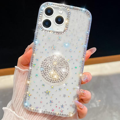 Diamond Glitter Diamond Round Holder Phone Case