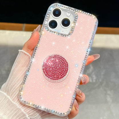 Diamond Glitter Diamond Round Holder Phone Case