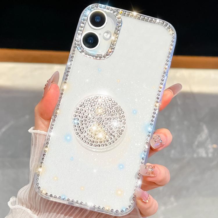 Diamond Glitter Diamond Round Holder Phone Case