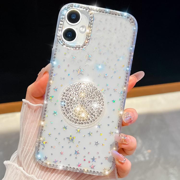 Diamond Glitter Diamond Round Holder Phone Case