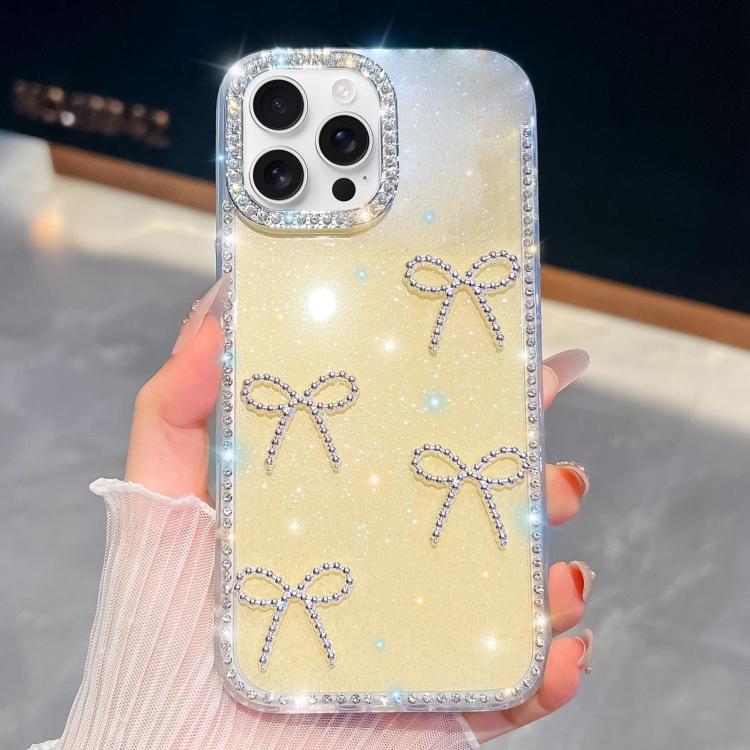 Diamond Glitter Bow-knot Four-Corner Shockproof Phone Case