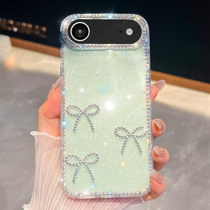 Diamond Glitter Bow-knot Four-Corner Shockproof Phone Case
