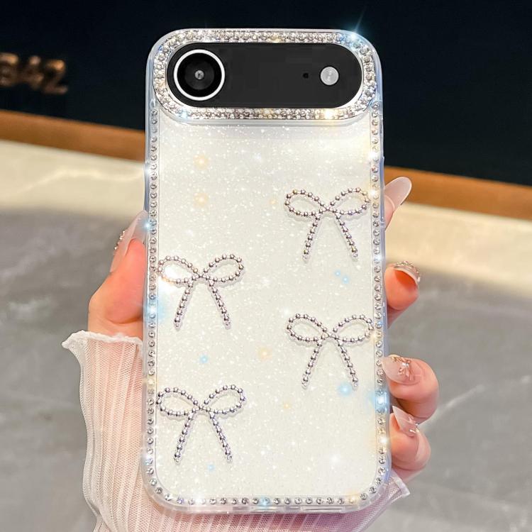 Diamond Glitter Bow-knot Four-Corner Shockproof Phone Case