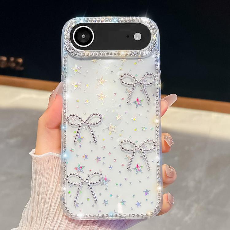 Diamond Glitter Bow-knot Four-Corner Shockproof Phone Case