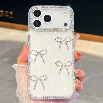 Diamond Glitter Bow-knot Four-Corner Shockproof Phone Case