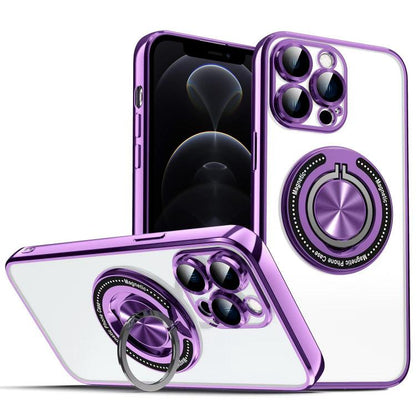 Colorful 360 Invisible Ring MagSafe Phone Case