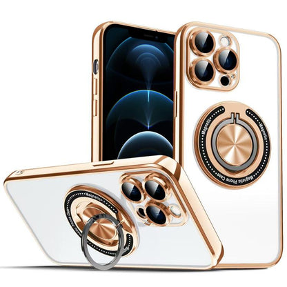 Colorful 360 Invisible Ring MagSafe Phone Case