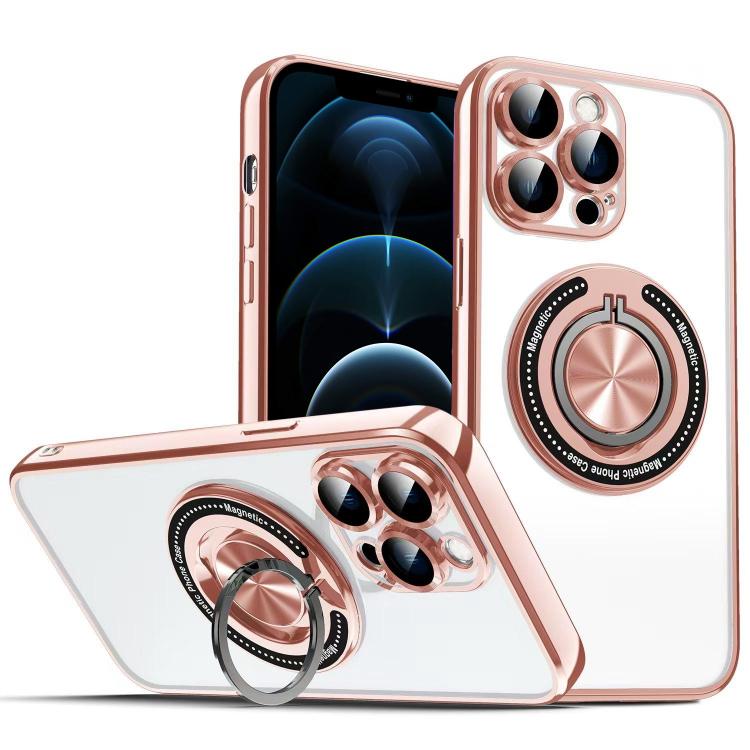 Colorful 360 Invisible Ring MagSafe Phone Case