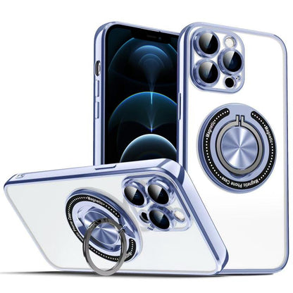 Colorful 360 Invisible Ring MagSafe Phone Case