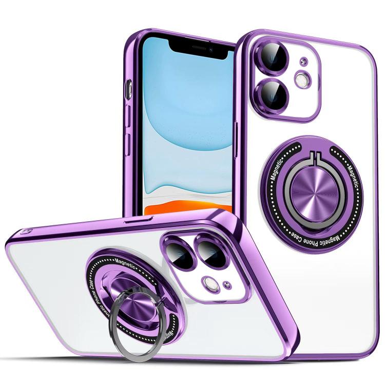 Colorful 360 Invisible Ring MagSafe Phone Case