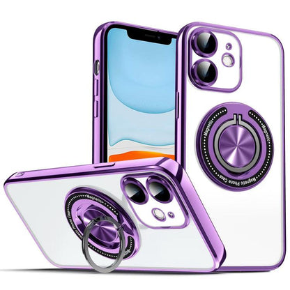 Colorful 360 Invisible Ring MagSafe Phone Case