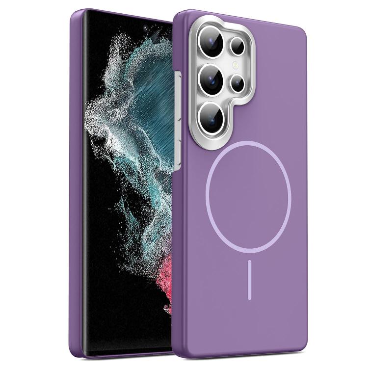 Gold Armor PC Thin Circle MagSafe Shockproof Phone Case