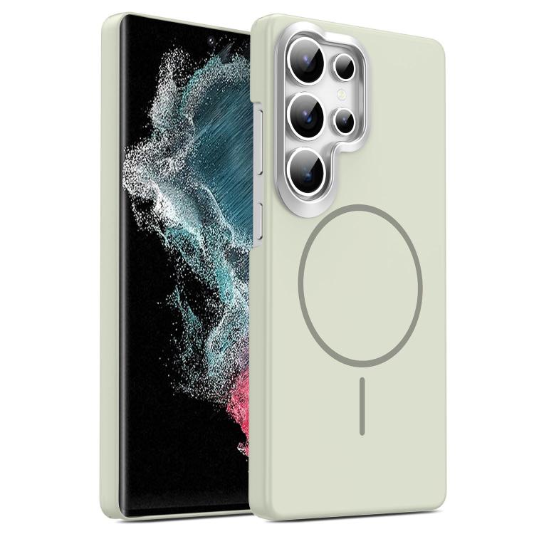 Gold Armor PC Thin Circle MagSafe Shockproof Phone Case