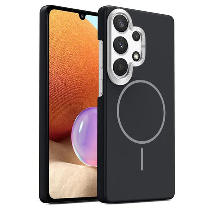 Gold Armor PC Thin Circle MagSafe Shockproof Phone Case