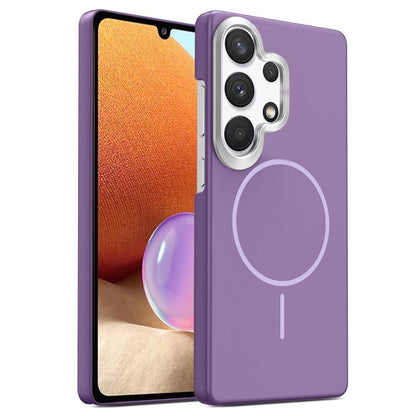 Gold Armor PC Thin Circle MagSafe Shockproof Phone Case