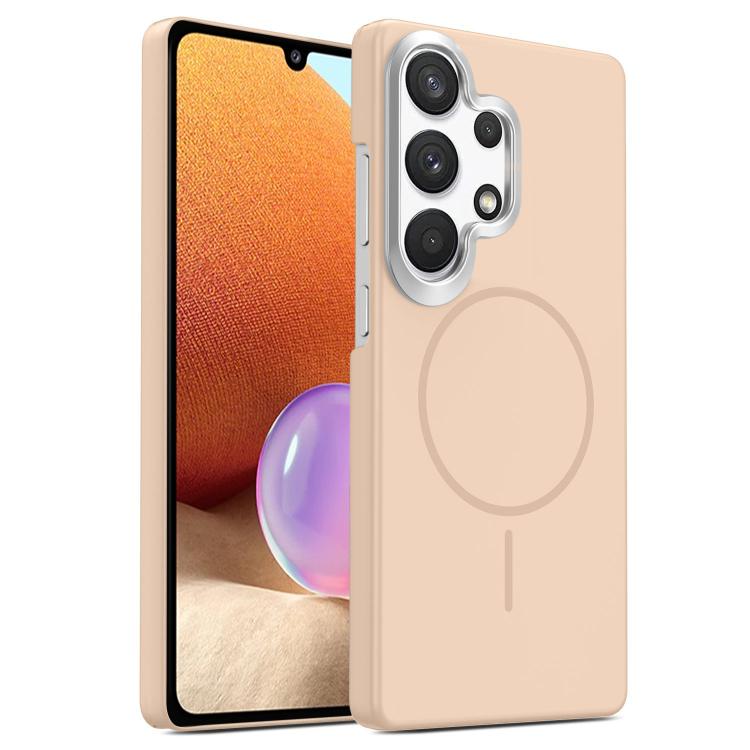 Gold Armor PC Thin Circle MagSafe Shockproof Phone Case