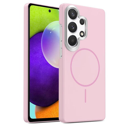 Gold Armor PC Thin Circle MagSafe Shockproof Phone Case