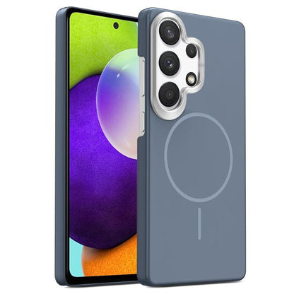 Gold Armor PC Thin Circle MagSafe Shockproof Phone Case