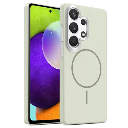 Gold Armor PC Thin Circle MagSafe Shockproof Phone Case