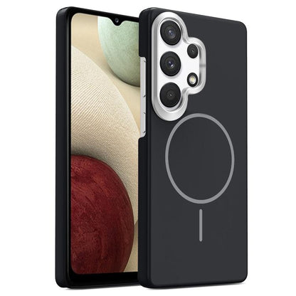 Gold Armor PC Thin Circle MagSafe Shockproof Phone Case